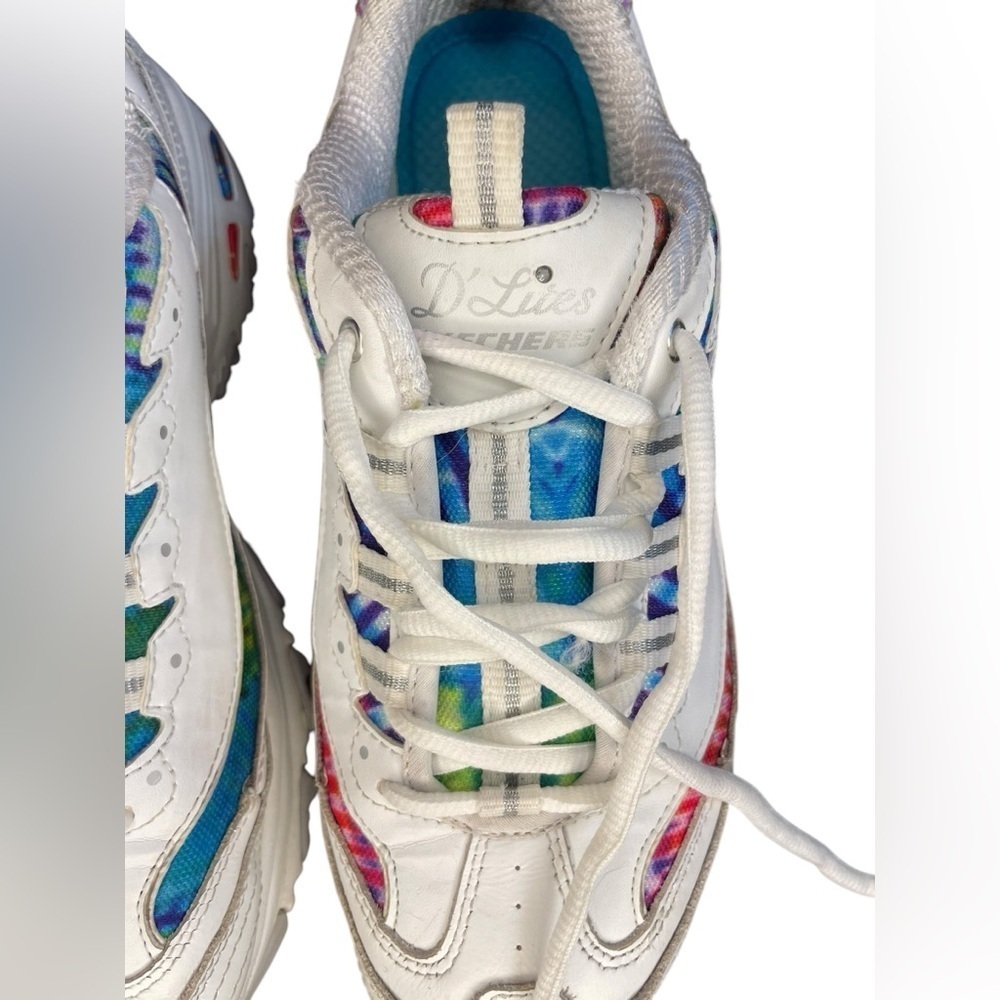 Skechers D’Lites Summer Fiesta Tie Dye Womens Sneakers 8.5 - Picture 2 of 10